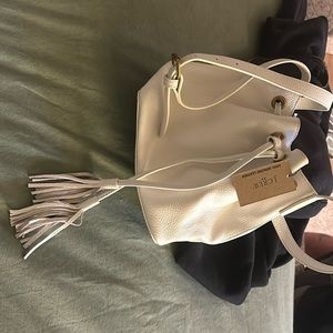 J. Crew Genuine Leather Purse. New with tags. White leather